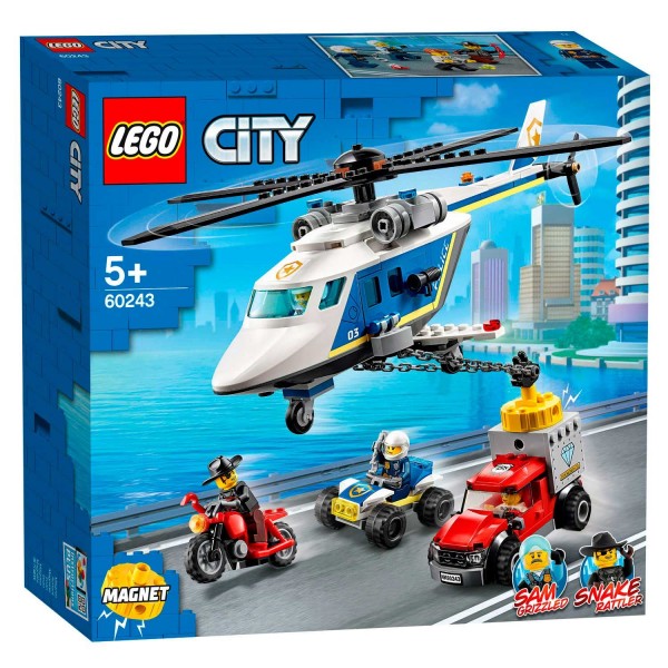 60243 Lego City Politiehelikopter Achtervolging