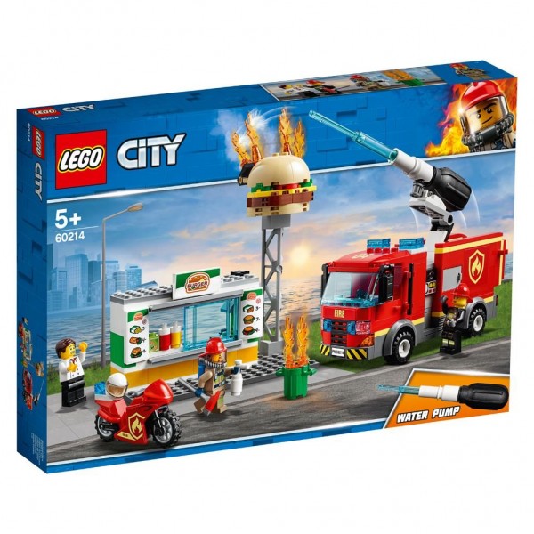 60214 Lego City Brand Bij Het Hamburgerrestaurant