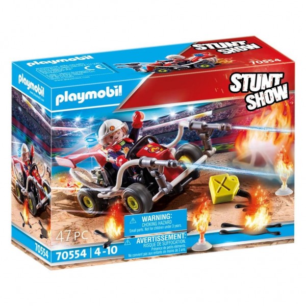 PLAYMOBIL Stunt Show Brandweerkart (70554)