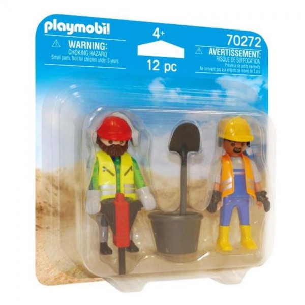 702072 Playmobil Duopack Bouwvakkers