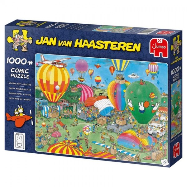 Jumbo Puzzel Jan van Haasteren Hooray Miffy 65 years (1000)