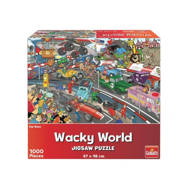 Puzzel Wacky World Car Race (1000)