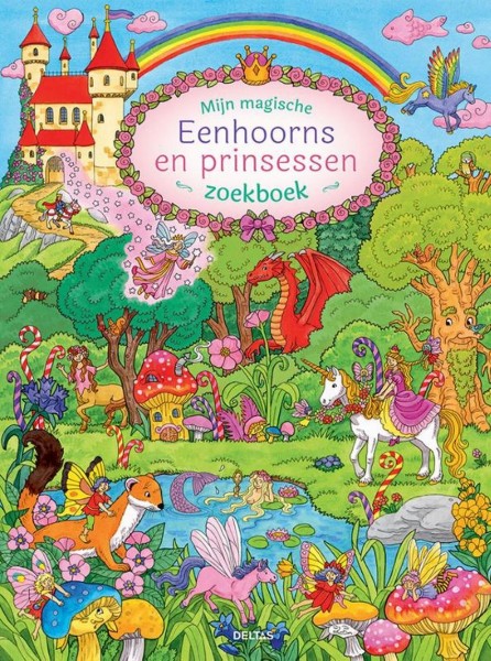 Boek Mijn Magische Eenhoorns en Prinsessen Kijk- en Zoekboek