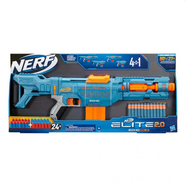 NERF speelpistool Elite 2.0 Echo Cs 10 blauw 2 delig