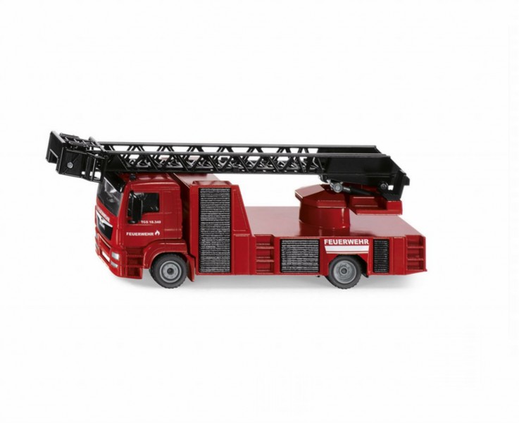 2114 Siku MAN Brandweerwagen met Draaibare Ladder