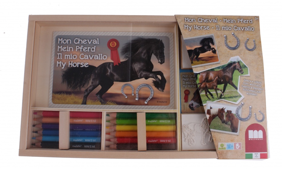 Multiprint paarden kleurset 19 delig