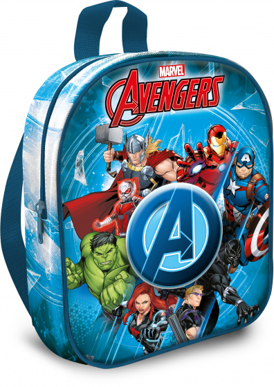 Marvel schooltas The Avengers junior 7,2 liter polyester blauw