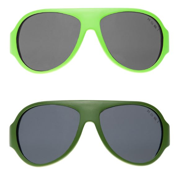Mokki zonnebril Click & Change junior 2 5 jaar groen 2 stuks