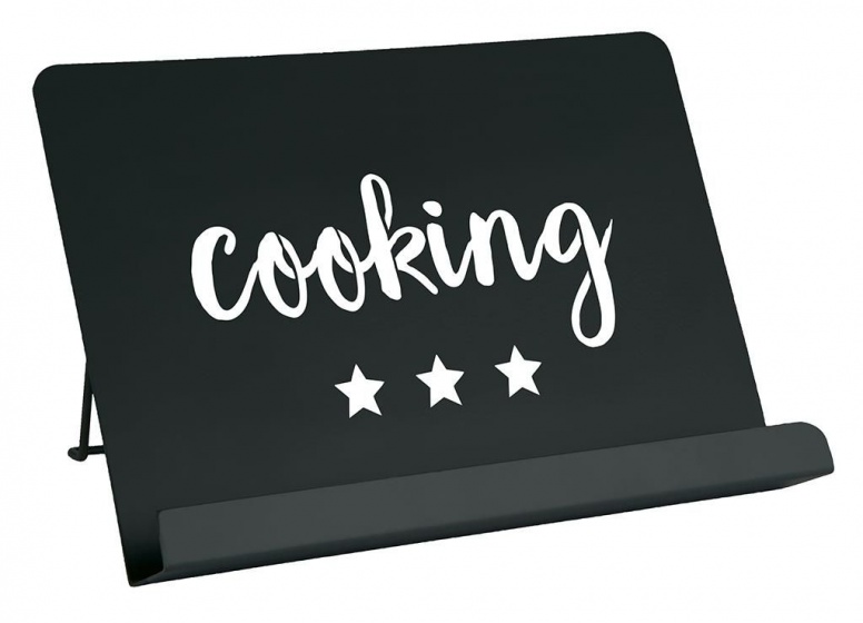 Moses kookboekenstandaard Cooking zwart