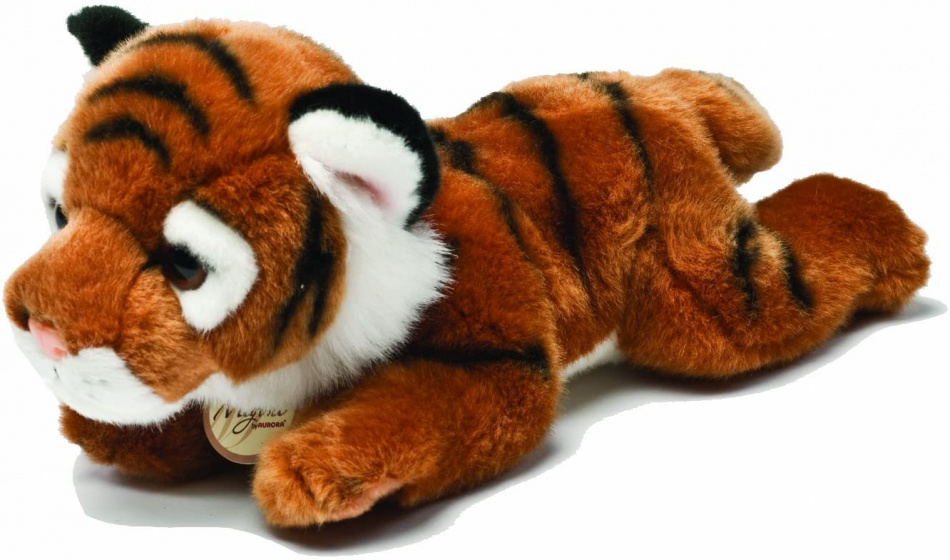 Aurora knuffel Bengaalse tijger junior 20.5 cm pluche bruin