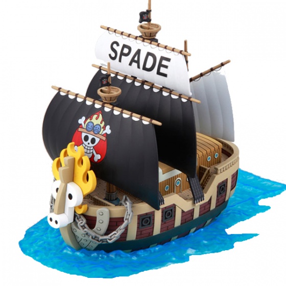 Bandai Grand Ship Collection modelbouw Spade Pirates 15 cm