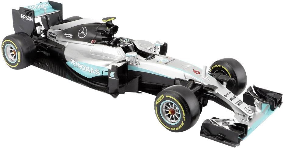 Bburago auto F1 Mercedes grijs 35 cm