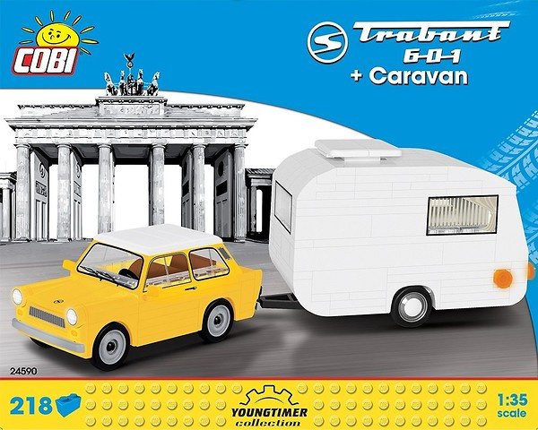 Cobi bouwset Trabant 601 + Caravan 218 delig 24590