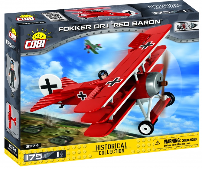 Cobi Small Army HC Fokker Dr. I Red Baron (2974)