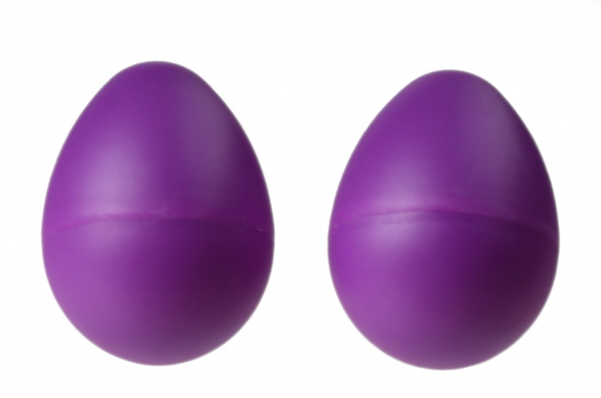 Dadi sound egg 2 stuks paars 25 gram
