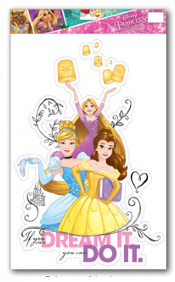 Disney decoratiesticker Princess 48 x 29 cm