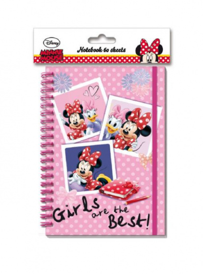 Disney notitieboekje Minnie Mouse 60 blz A5 roze