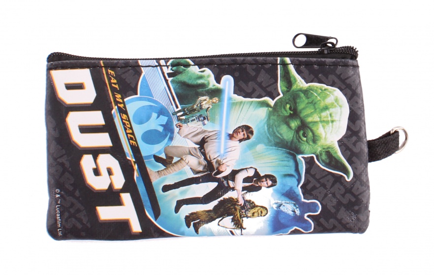 Disney portemonnee Star Wars 14 cm zwart
