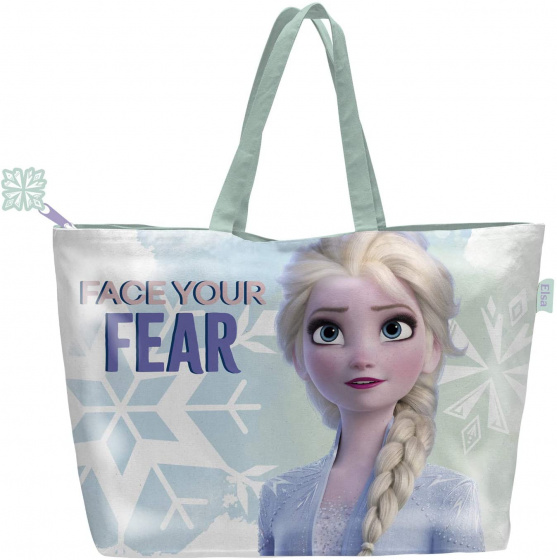 Disney shopper Frozen meisjes 20 liter PVC lichtblauw