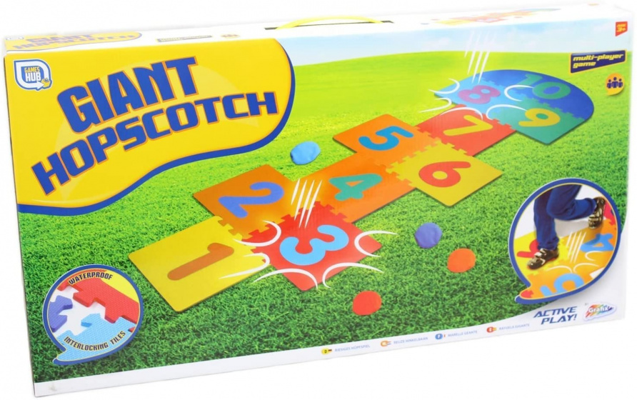 Games Hub hinkelmat Giant Hopscotch junior 40 cm foam