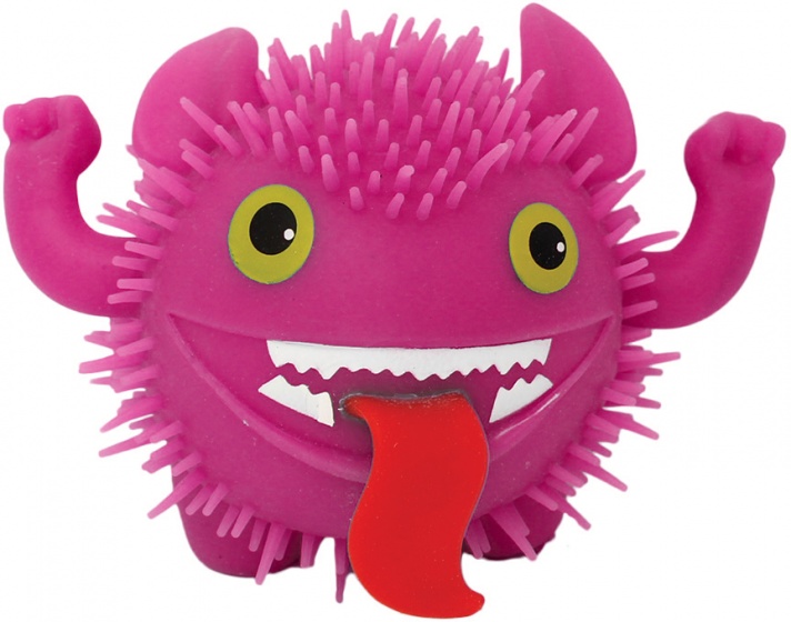 Gerardo's Toys fluffy monster 11 cm roze