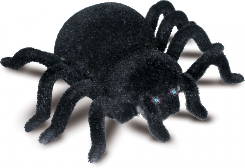 Gerardo's Toys vogelspin Spy Spider RC 15 cm zwart