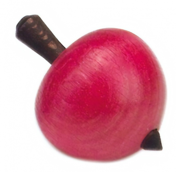 Glückskäfer tol hout 4 cm appelvorm rood