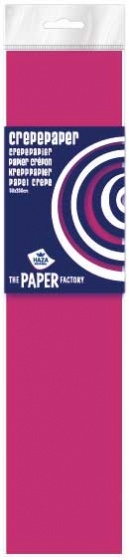 Haza Original fluor crêpepapier The Paper Factory 250 cm roze