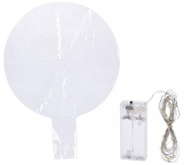 Home & Styling ballon met led verlichting 45 cm polypropyleen