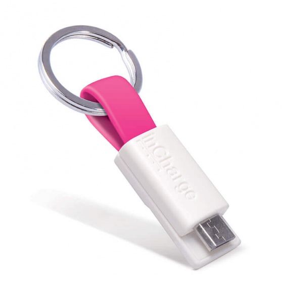 inCharge oplaadkabel Mini Micro USB roze
