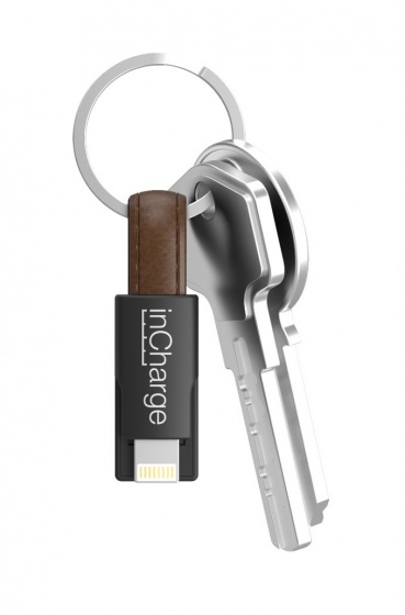 inCharge oplaadkabel Dual Micro USB Lighting bruin
