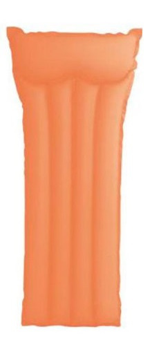 Intex luchtbed 183 x 76 cm PVC oranje