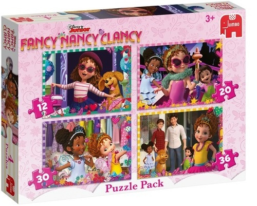Jumbo Puzzel Fancy Nancy 4 in 1 12/20/30/36 stukjes