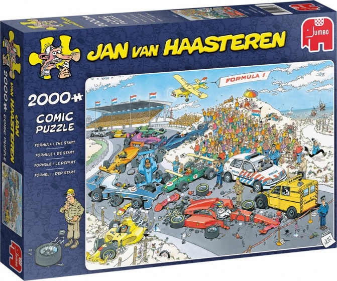 Jumbo legpuzzel Jan van Haasteren Formule 1 Start 2000 stukjes