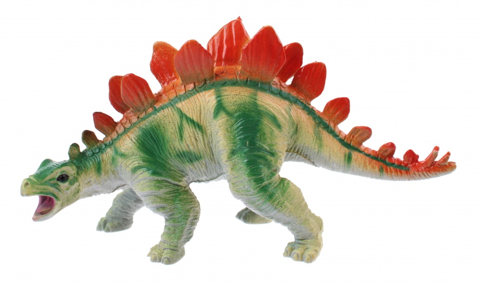 Johntoy dinosaurus Animal World Miragaia 16 cm groen/oranje