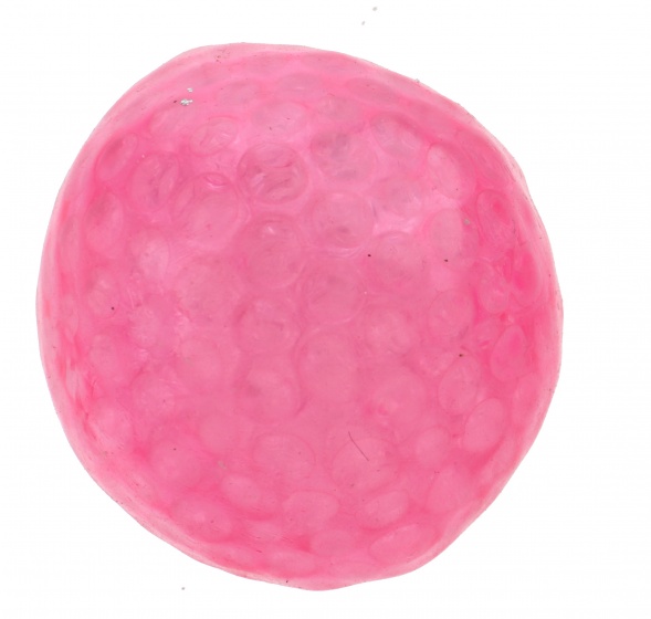 Johntoy squishy bal met licht roze 70 mm