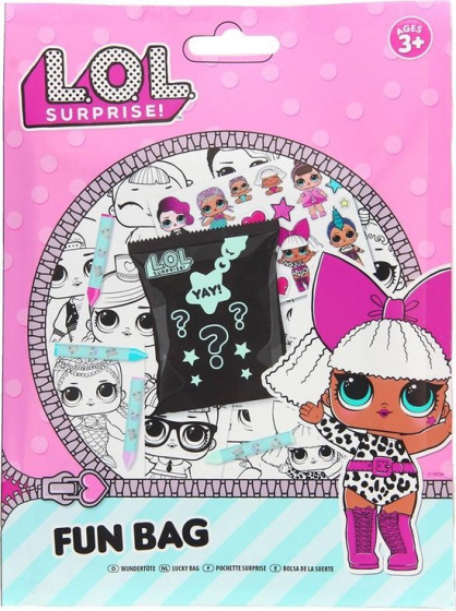 L.O.L. Surprise! kleurenset Fun Bag junior papier roze/wit