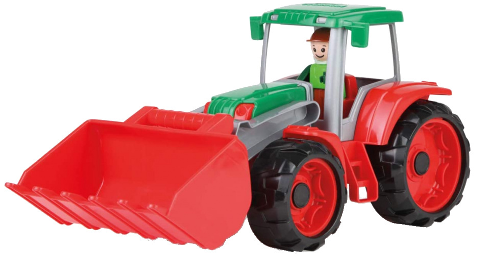 Lena tractor Truxx jongens 38,1 x 16,5 cm rood/groen