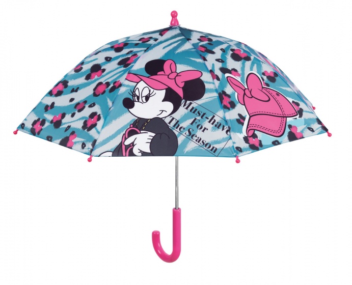 Perletti paraplu Minnie Mouse 60 x 76 cm blauw/roze