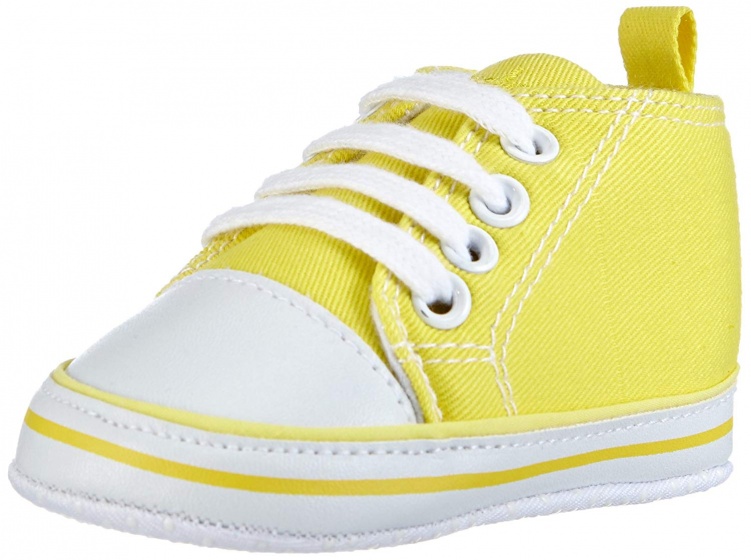 Playshoes babyschoenen Canvas junior geel maat 18