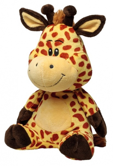 Plenty Gifts knuffel giraf ZooFriends 25 cm polyester geel/bruin