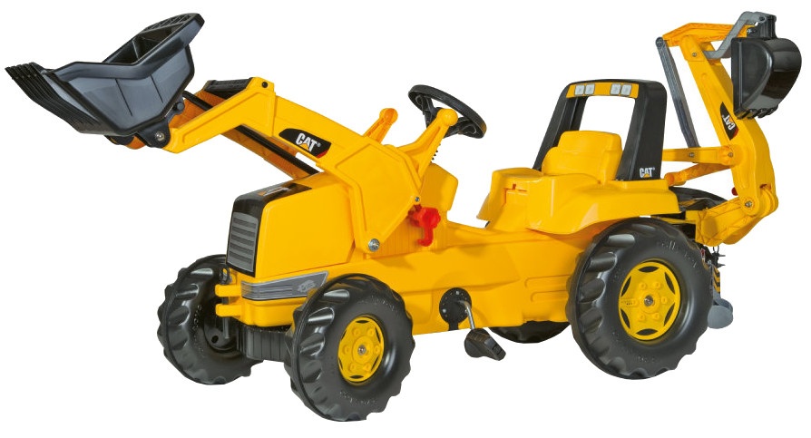 Rolly Toys traptractor RollyJunior Cat geel