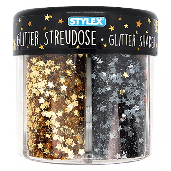 Stylex glittercarousel 6 kleuren 60 gram