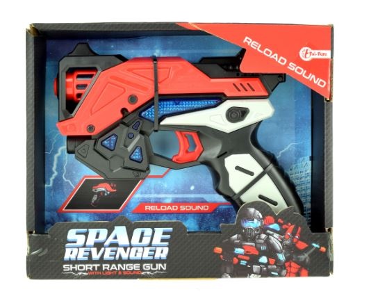 Toi Toys Space pistool 16 cm met herladingsgeluid