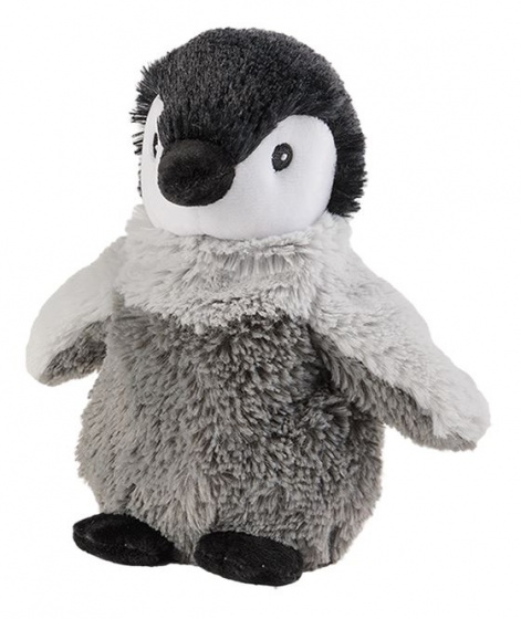 Warmies warmteknuffel pinguïn 19 cm grijs