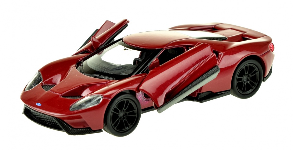 Welly schaalmodel Ford 2017 GT 1:34 diecast rood 11 cm