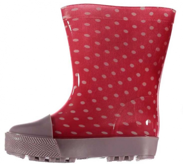 XQ Footwear regenlaarzen halfhoog junior rubber rood maat 24