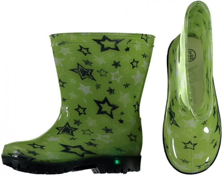 XQ Footwear regenlaarzen junior rubber groen maat 29