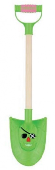 Yello schep Piraat kunststof/hout groen 49 cm
