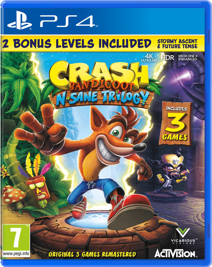 Crash Bandicoot N. Sane Trilogy + 2 Bonus Levels